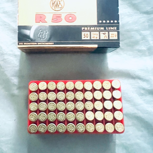 RWS R50 Premium LINE Match 40 Gr .22 LR -50 Round Box In Stock - Picture 7 of 8